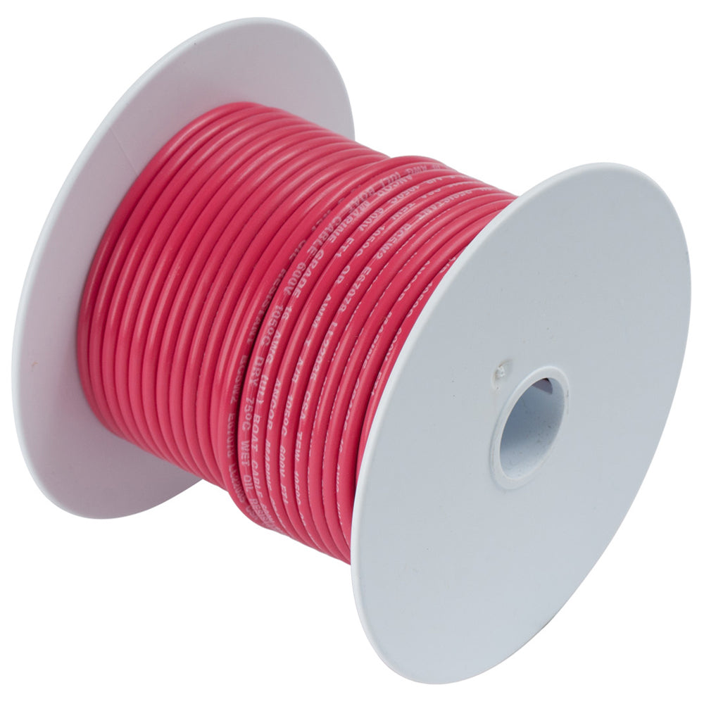 Ancor Marine Grade 18 AWG Tinned Copper Wire, Red – 500 ft., UL 1426 Certified