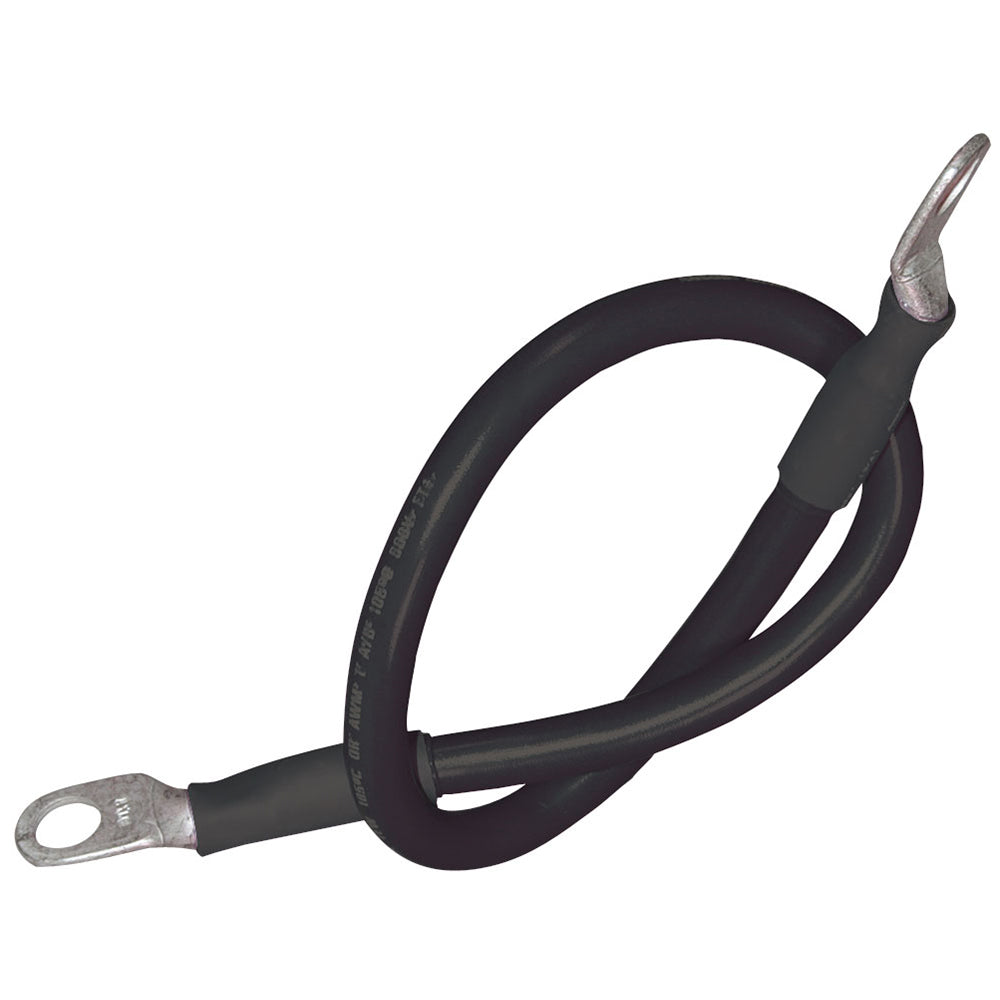 Ancor Marine Grade Battery Cable Assembly, 4 AWG, 48" Black