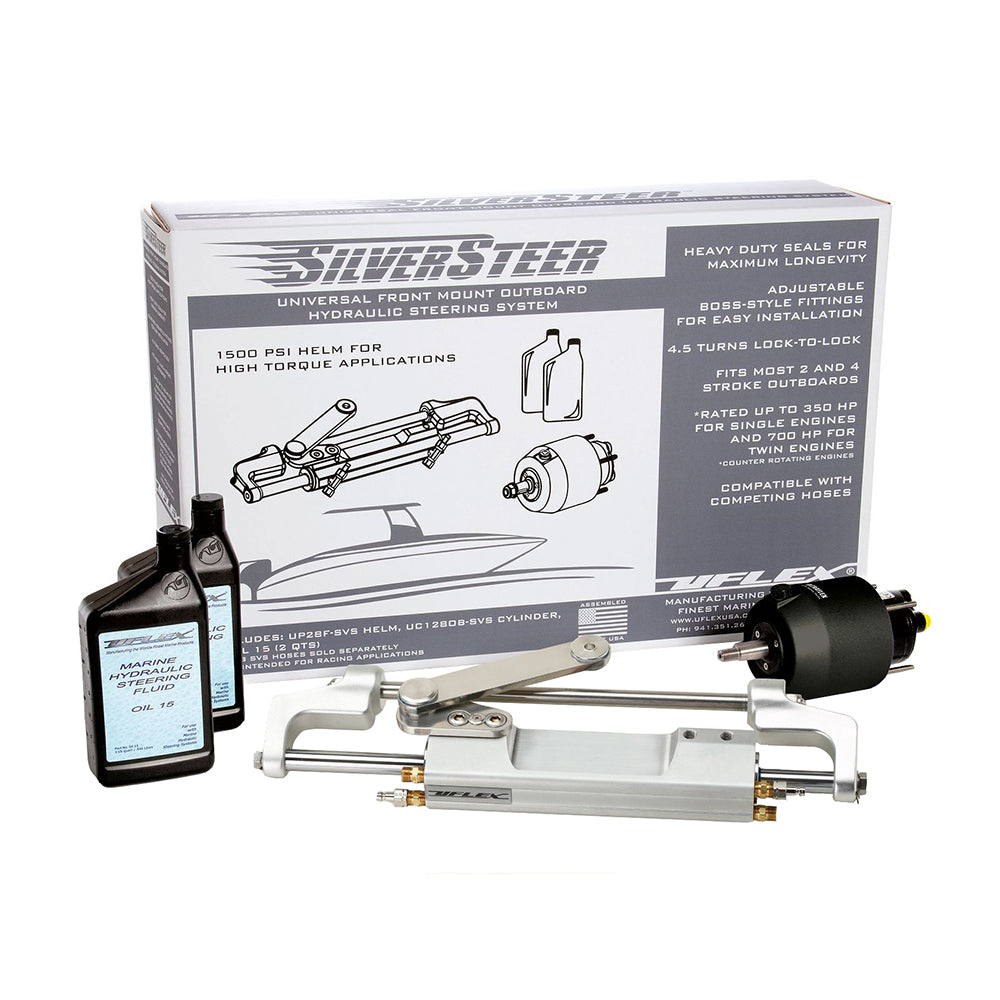 Uflex SilverSteer 2.0 Front Mount Hydraulic Steering System, 1500 PSI