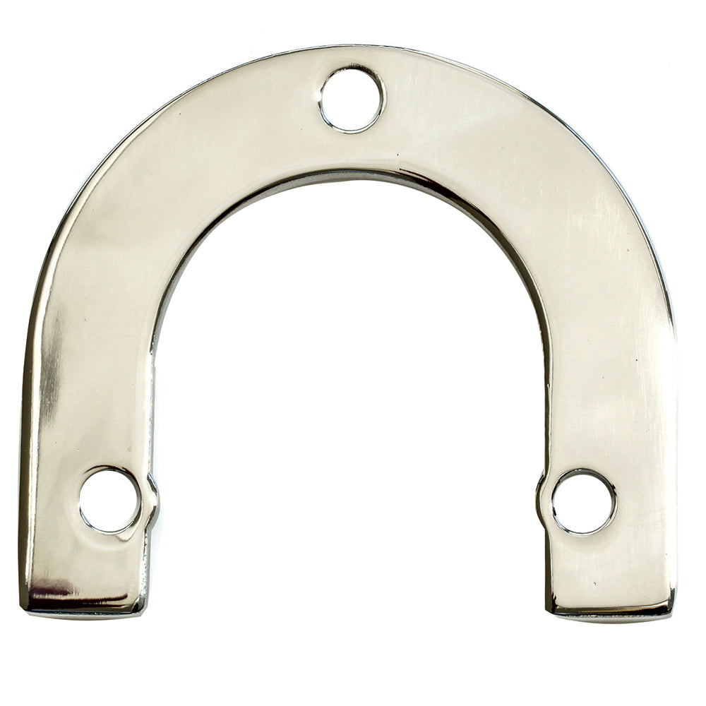 Tigress 77900-2 Round Head Rod Holder Backing Plate, 9.5" 316 Stainless Steel