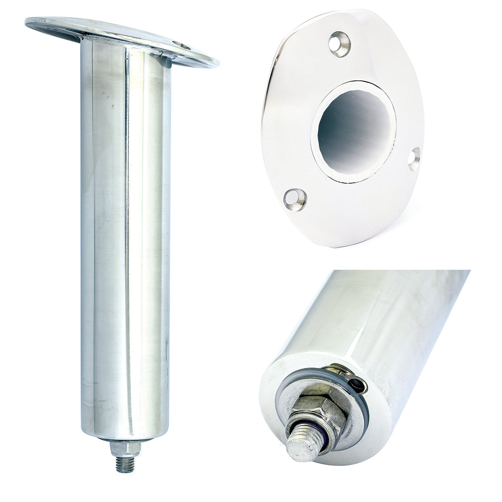 Tigress 3-Hole Swivel Oval-Head Rod Holder, 15-Degree, 10-1/2 in.