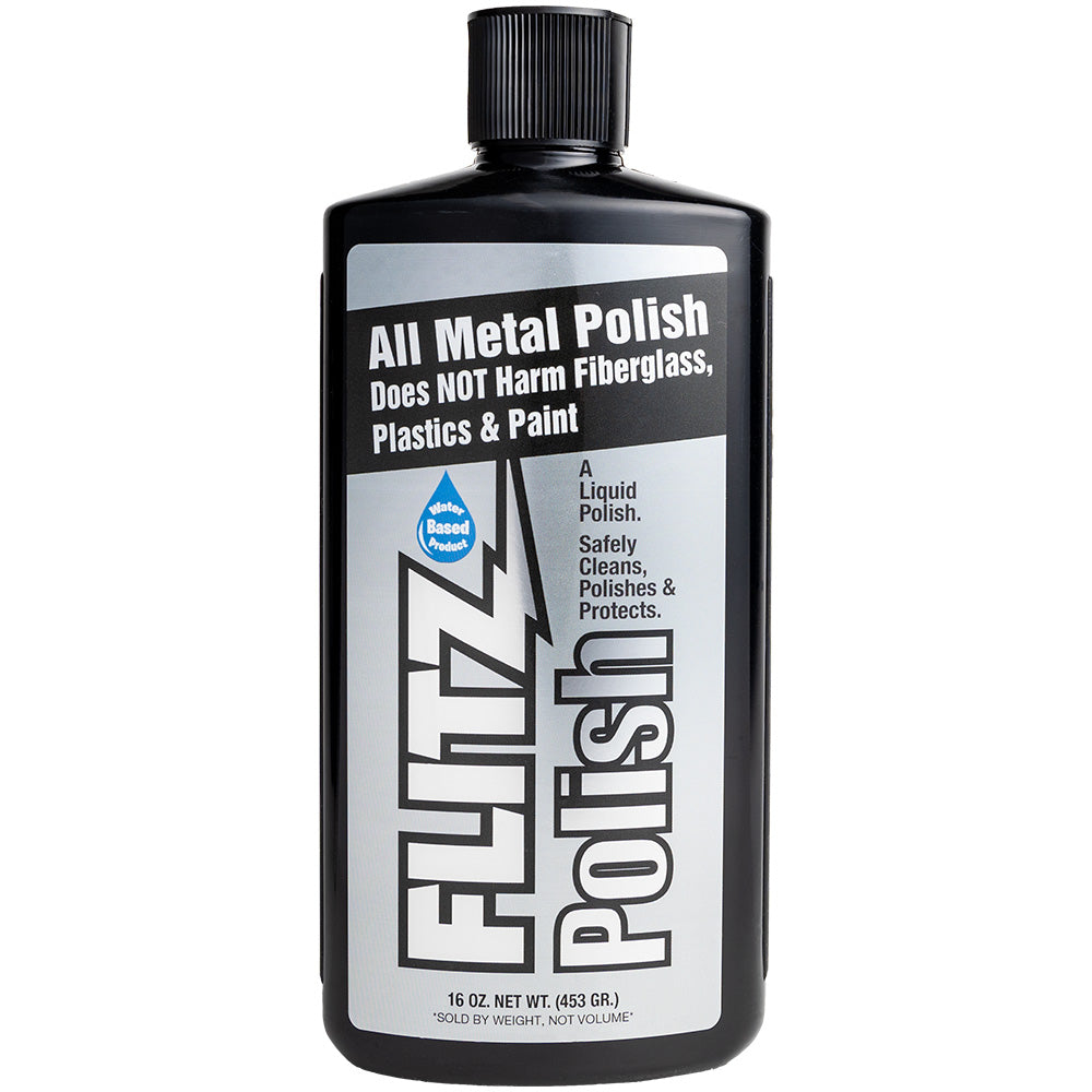 Flitz Multi-Purpose Liquid Polish & Cleaner, 16oz Bottle (Case of 6)