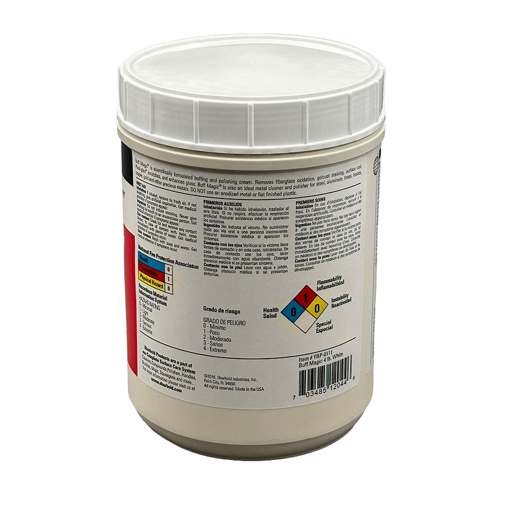 Shurhold Buff Magic Surface Reconditioner and Metal Polish, 4 lb. Jar
