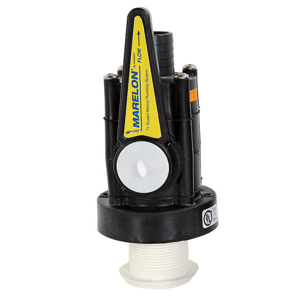 Forespar Marelon Full-Flow Seacock, 2" Mushroom Through-Hull