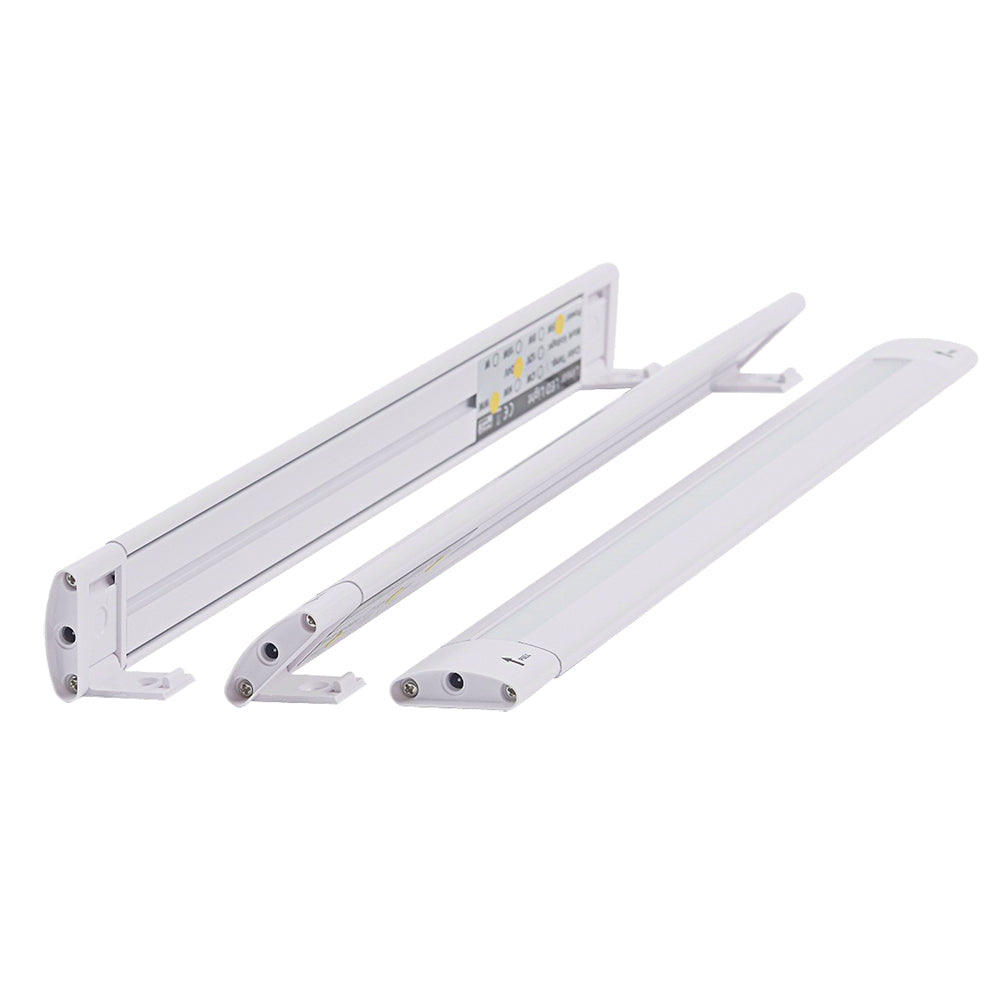 Lunasea Lighting Adjustable Linear LED Light, 20" Warm White, 12VDC with Dimmer