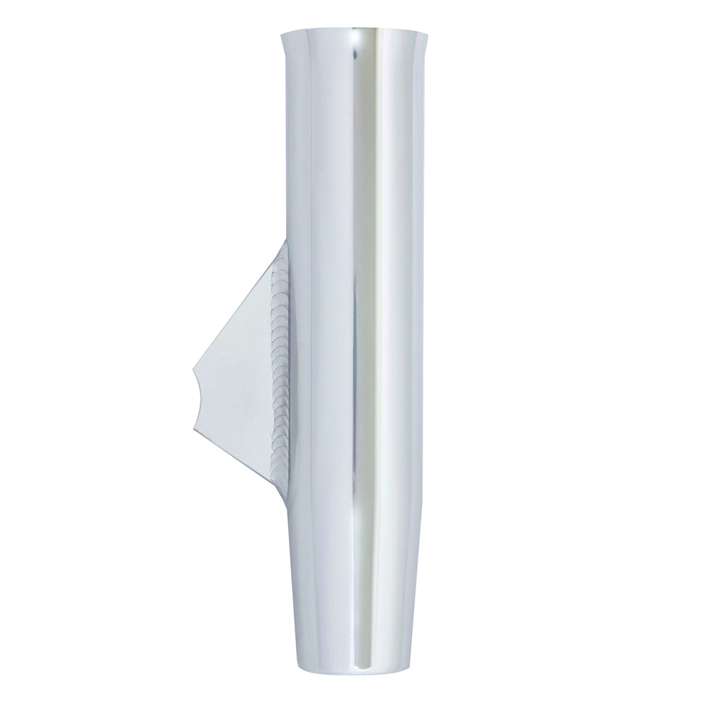 Tigress Weld-On Aluminum Flared Rod Holder with Blade, 10" L