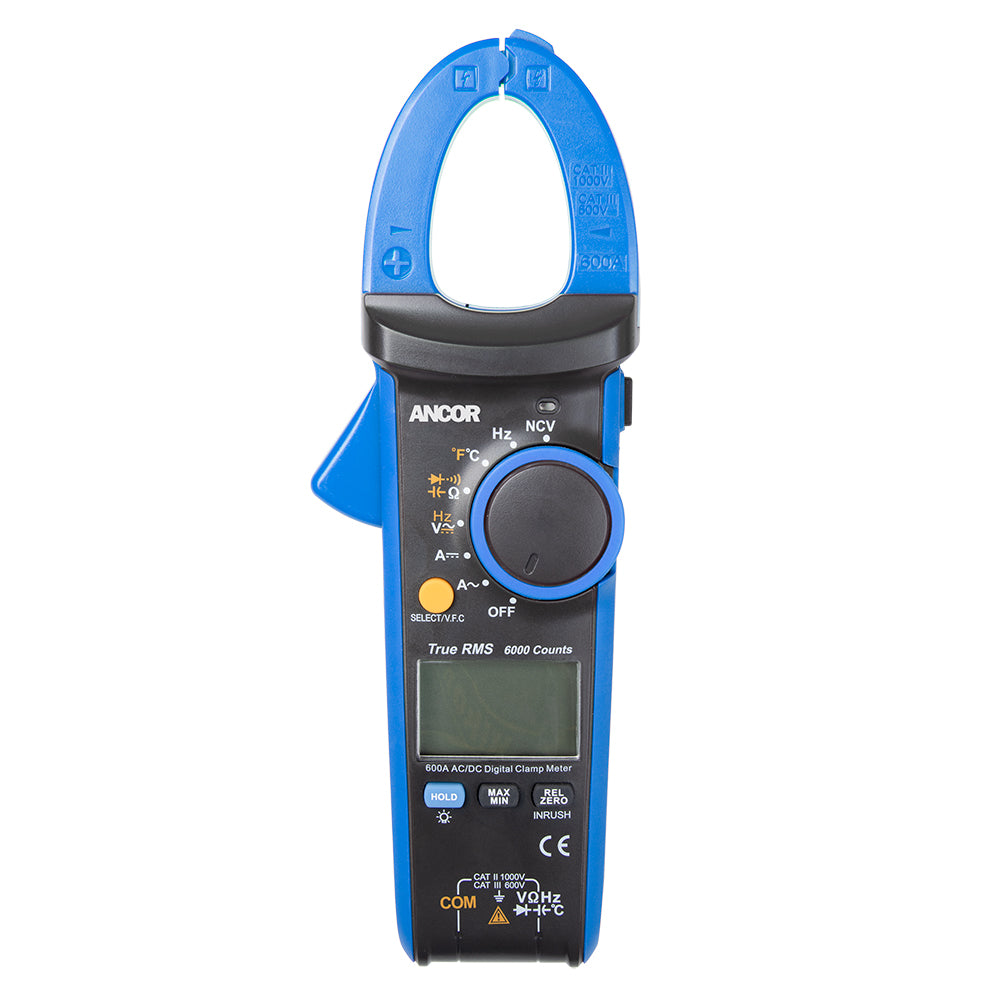 Ancor True RMS 12-Function Digital Snap-Around Meter, Marine Grade