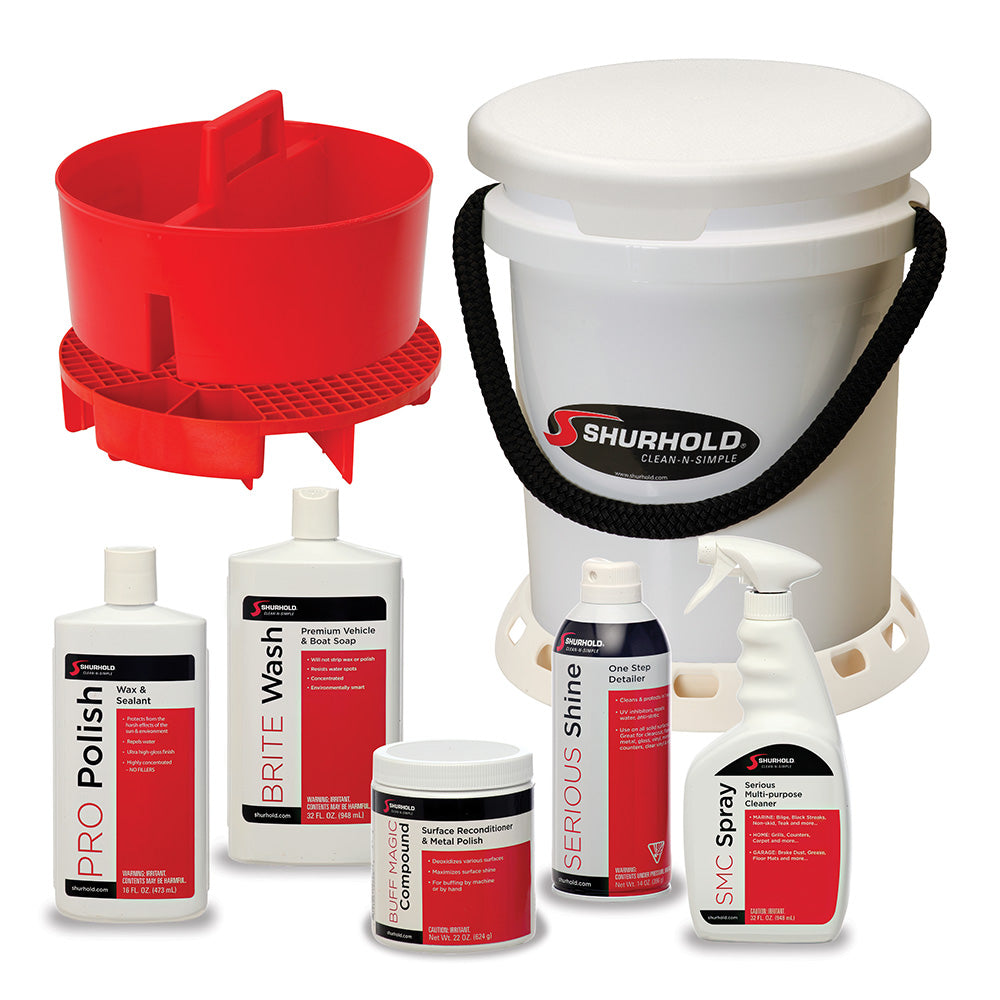 Shurhold 5 Gallon Ultimate One Bucket Detailing Kit