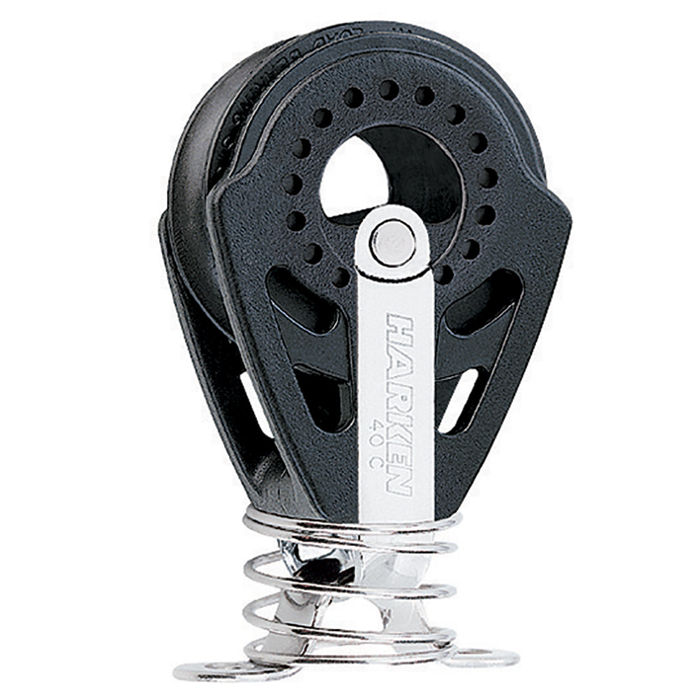 Harken 40mm Carbo Block with Spring and Eyestrap, 220kg Max Working Load