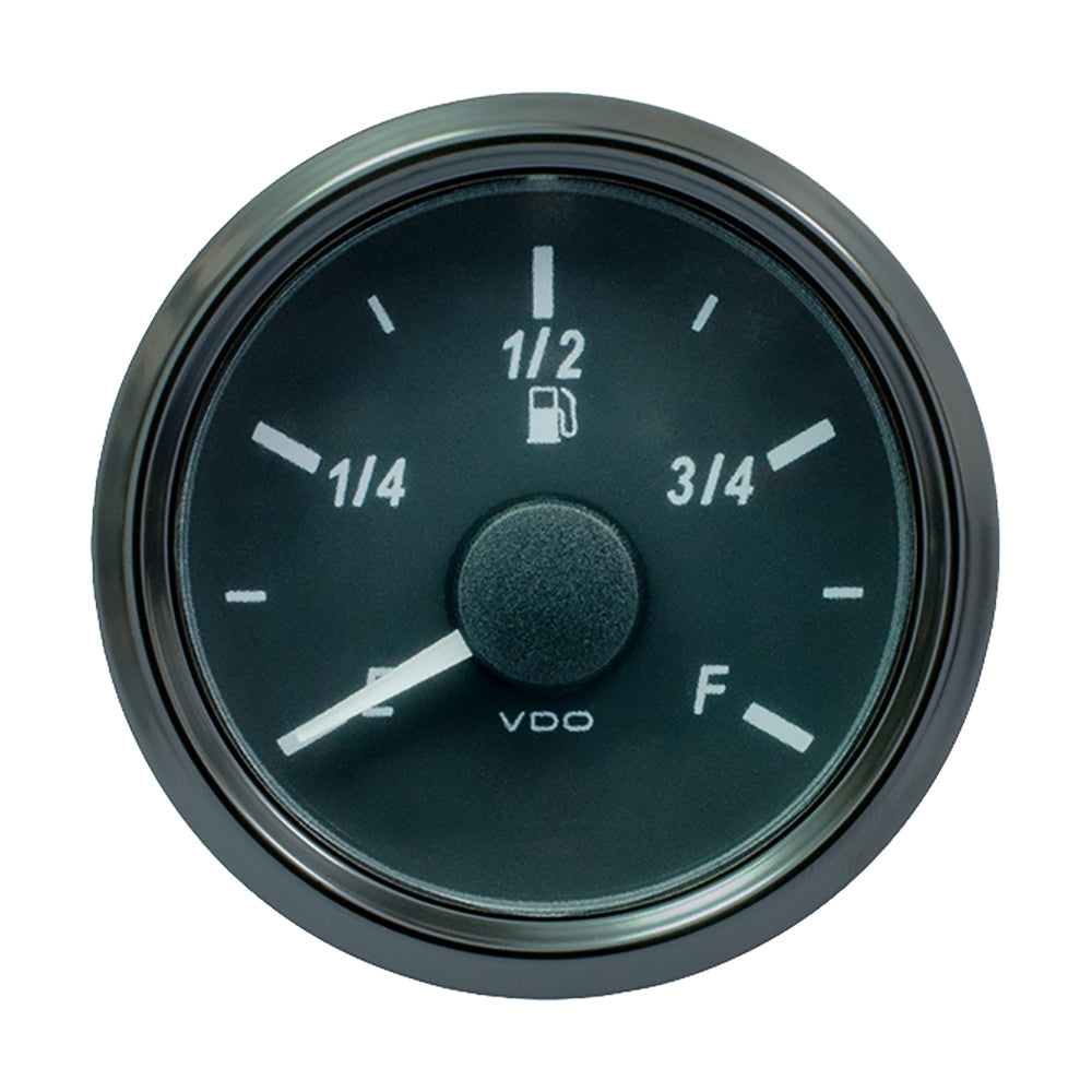 VDO SingleViu 52mm Fuel Level Gauge, 240-33 Ohm Analog & J1939 CAN