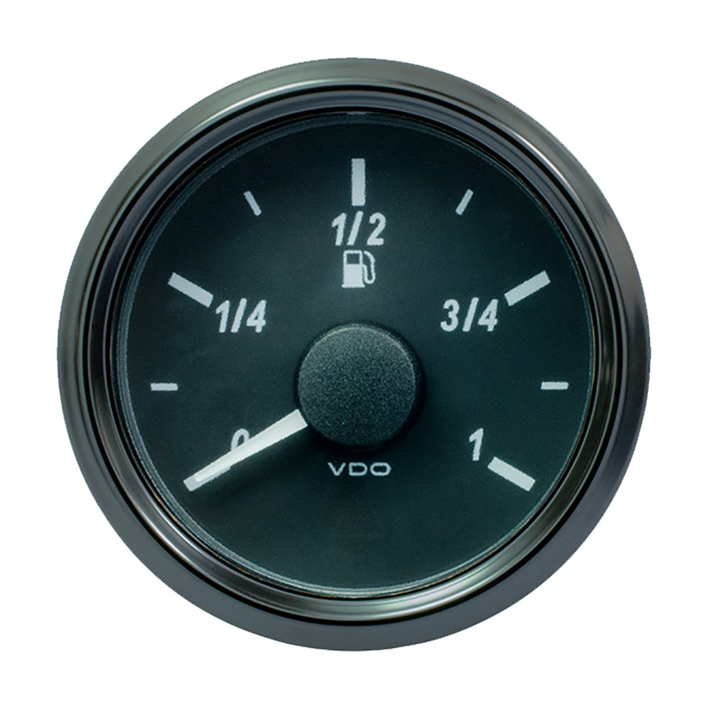 VDO SingleViu 52mm Fuel Level Gauge, Euro 3-180 Ohm – CAN Bus Ready