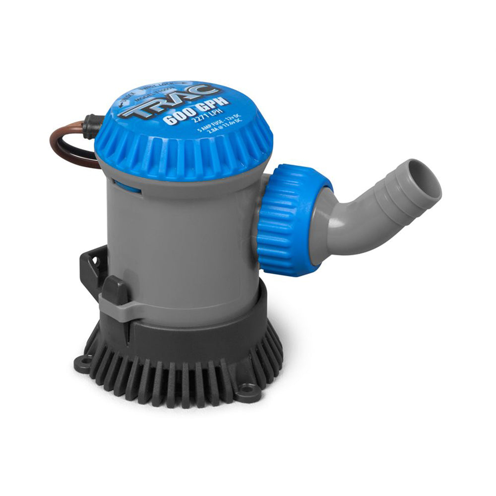 TRAC Outdoors Non-Automatic Bilge Pump, 600 GPH, 12V – ABYC & USCG Compliant