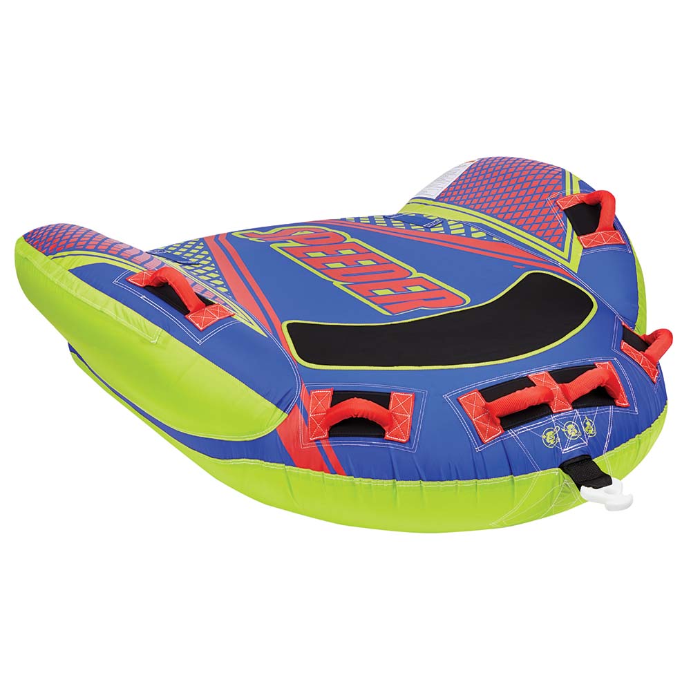 Full Throttle Speeder 2-Rider Towable Tube, Blue – 66"x71"