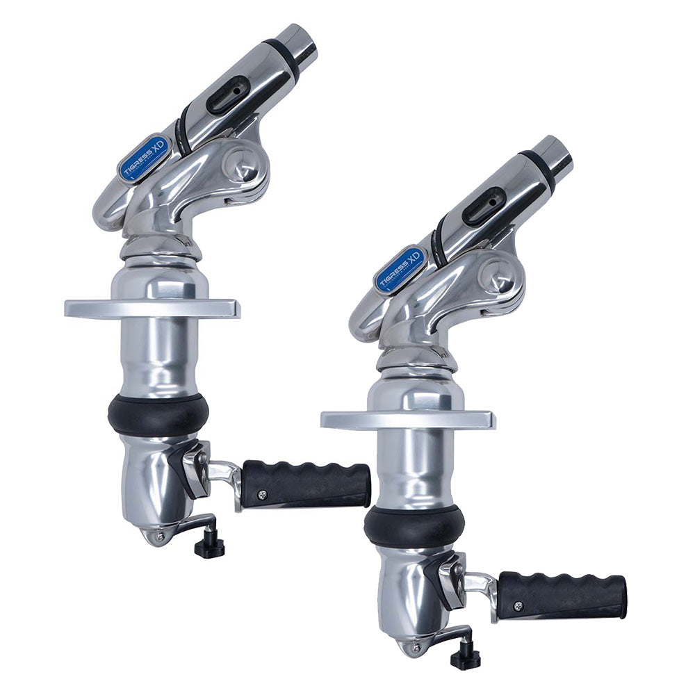 Tigress XD Crank Top Mount, 316L Stainless Steel for 22ft Outriggers
