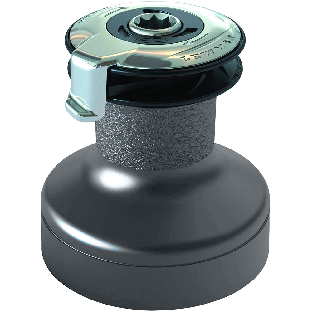 Lewmar 40ST EVO Self-Tailing Winch, Grey Alloy – 7-Year Warranty