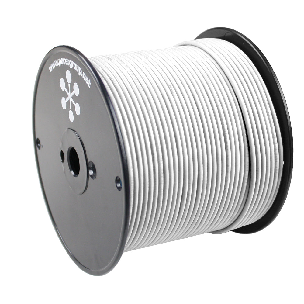 Pacer White 14 AWG Primary Wire, 500' - Made in USA