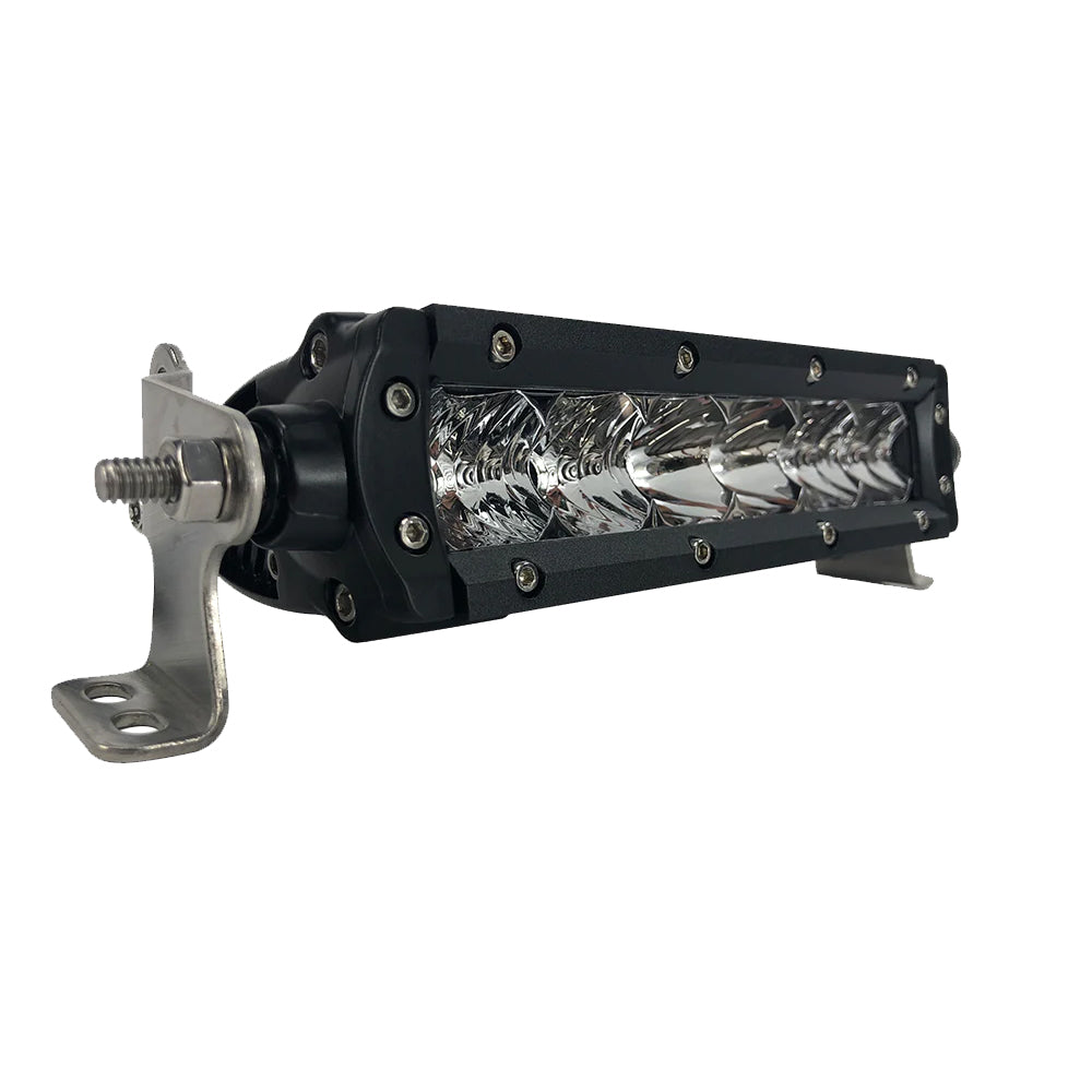 Black Oak LED Pro Series 3.0 6 in. Single Row Combo LED Light Bar - Black Housing