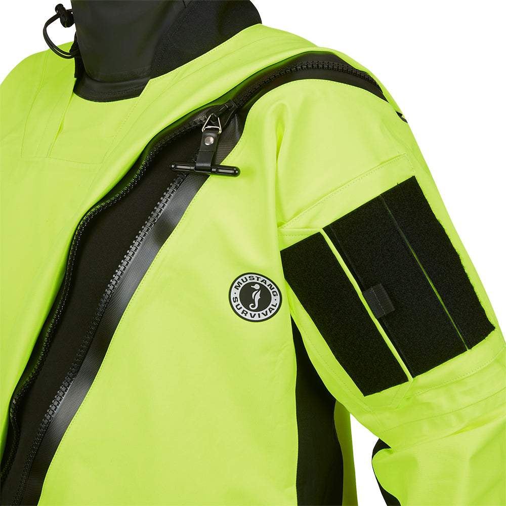Mustang Survival Sentinel Water Rescue Dry Suit, XXXL, Fluorescent Yellow Green