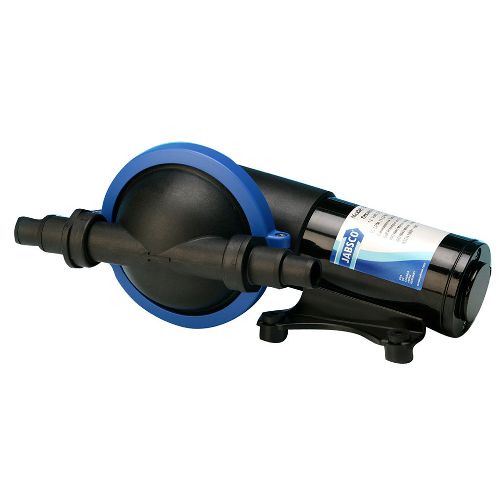Jabsco Shower Drain & Bilge Pump, 4.2 GPM, 24V – ISO Certified