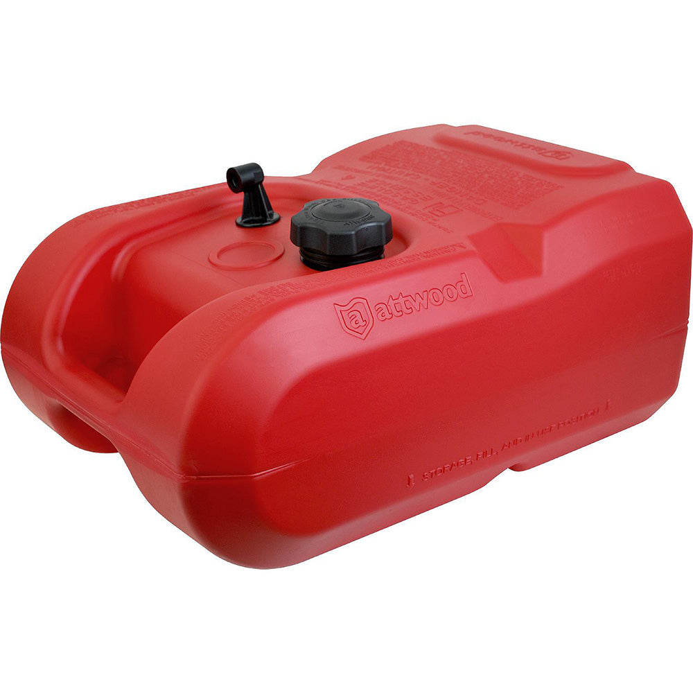 Attwood Portable Fuel Tank, 3 Gallon - EPA Certified, No Gauge