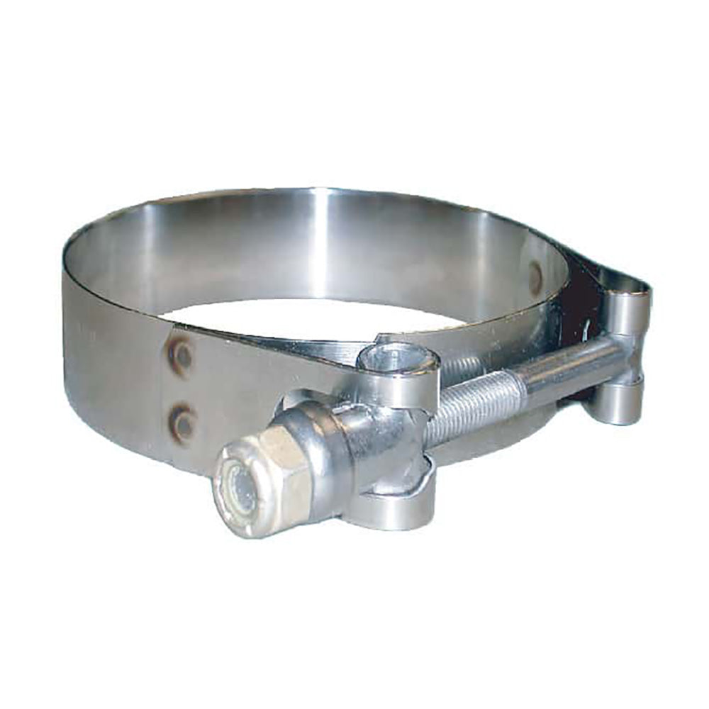 Trident Marine 316 SS T-Bolt Clamp, 3/4" Band, 6.30"-6.74" Range - 10-Pack