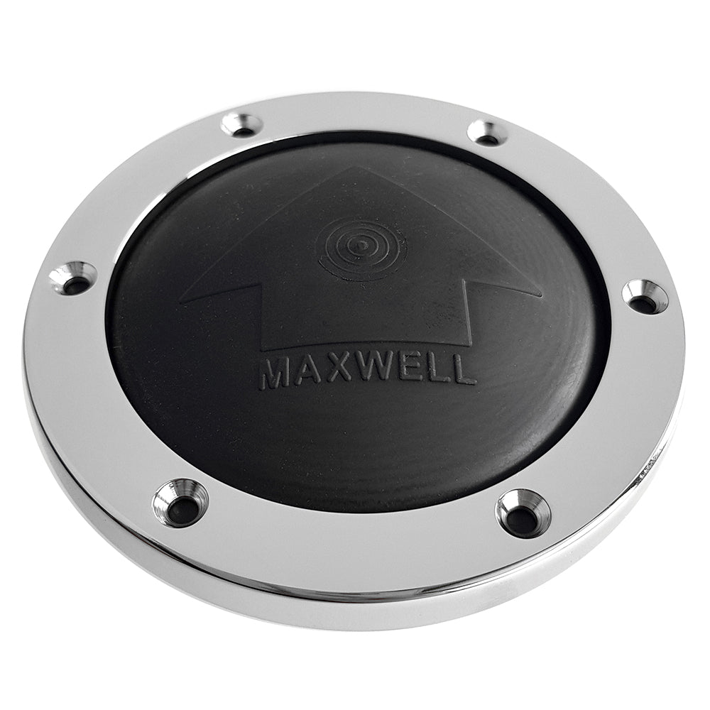 Maxwell P19001 Windlass Footswitch, Chrome Bezel, 200A, 12/24V