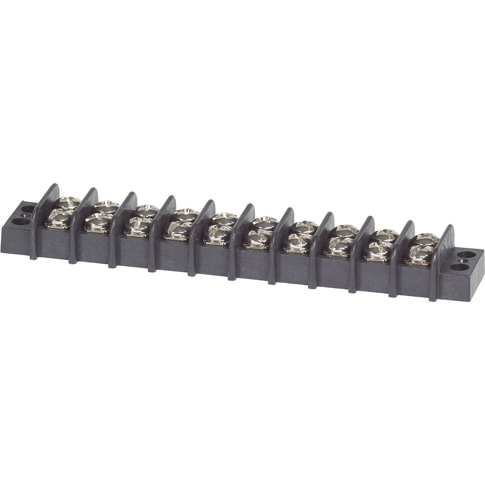 Blue Sea Systems 2410 Terminal Block, 20 AMP, 10 Circuit
