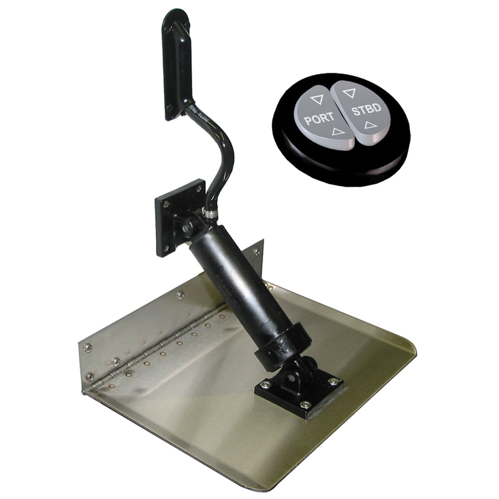 Boat Leveler Co. Insta-Trim 10" x 8" Hydraulic Trim Tab Set, Stainless Steel