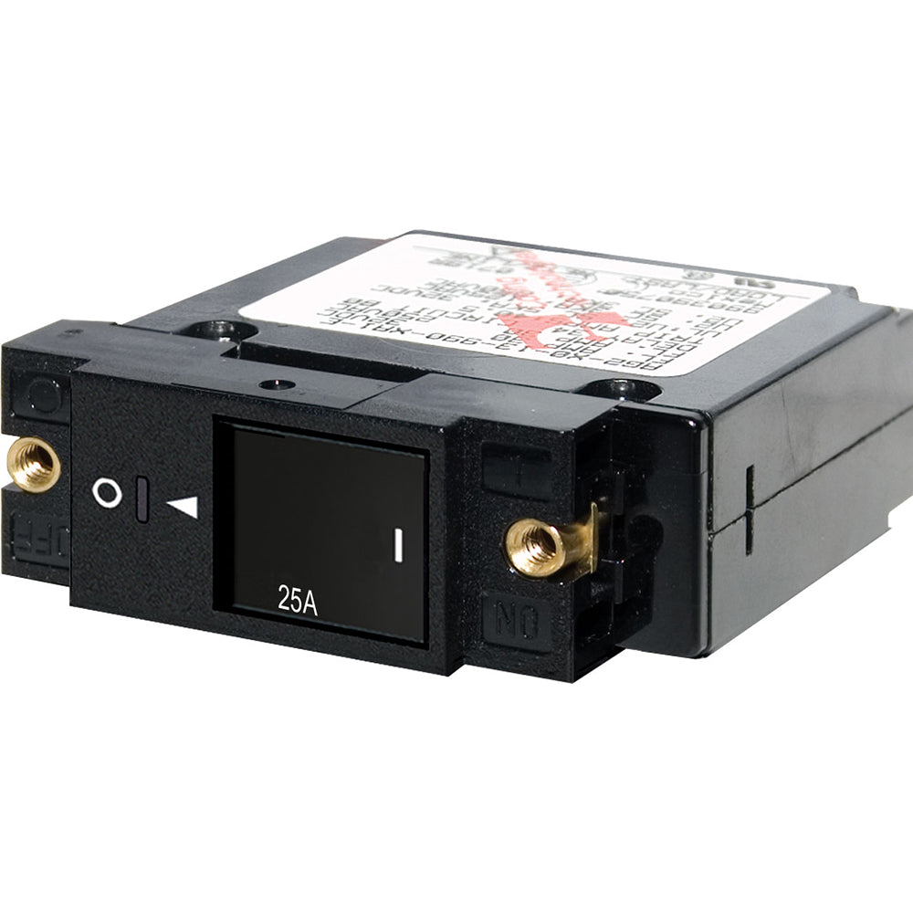Blue Sea Systems 7430 Single Pole Rocker Circuit Breaker, 25 Amp