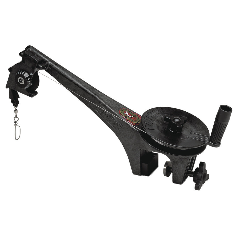 Cannon Mini-Troll Manual Downrigger, 12" Boom, 100' Stainless Steel Cable