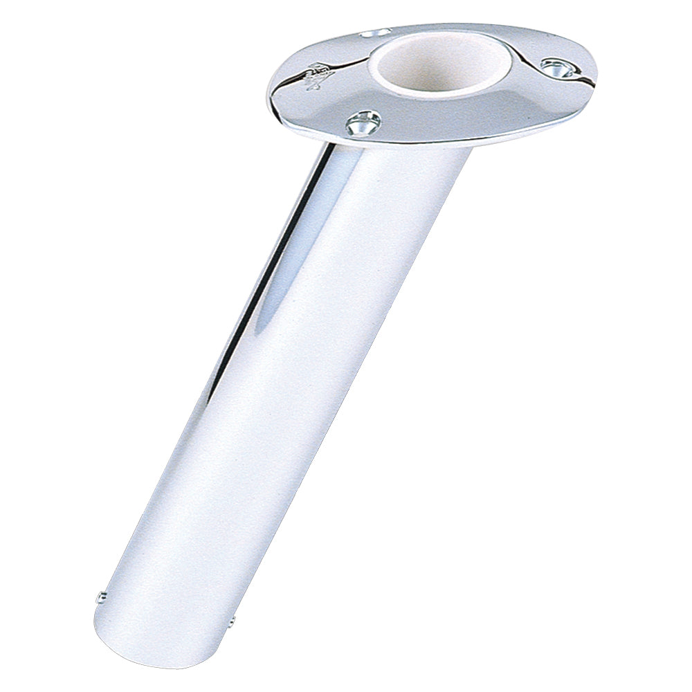 Lee's Tackle RH530SS Heavy-Duty 30° Flush Mount Stainless Steel Rod Holder