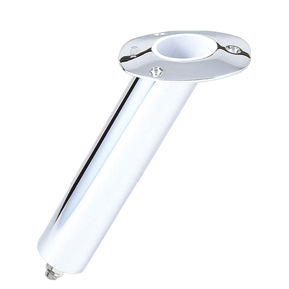Lee's Tackle RH5165 30° Stainless Steel Swivel Base Flush Mount Rod Holder