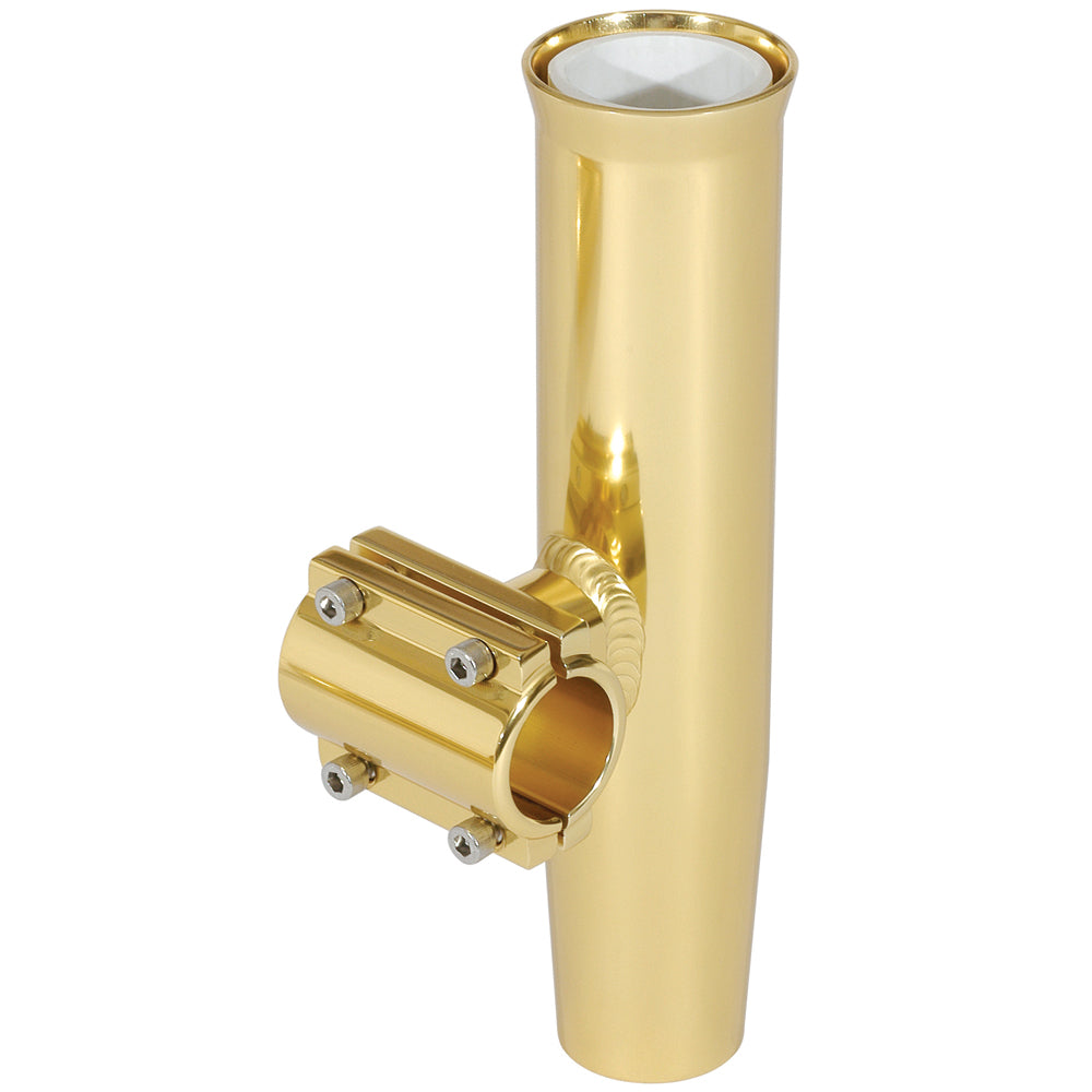 Lee's Tackle Clamp-On Rod Holder, Gold, 1.050" Pipe Mount