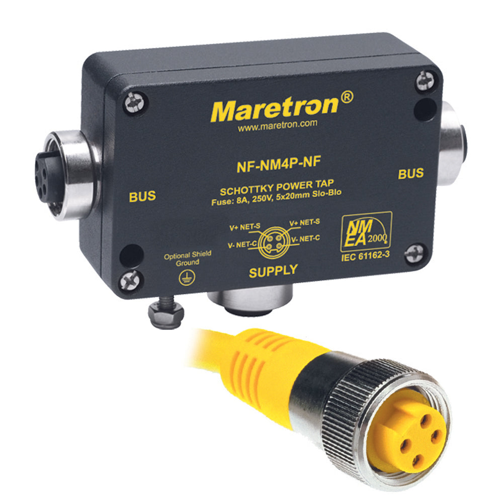 Maretron Mini Powertap, NMEA 2000 Approved, Dual Power Input