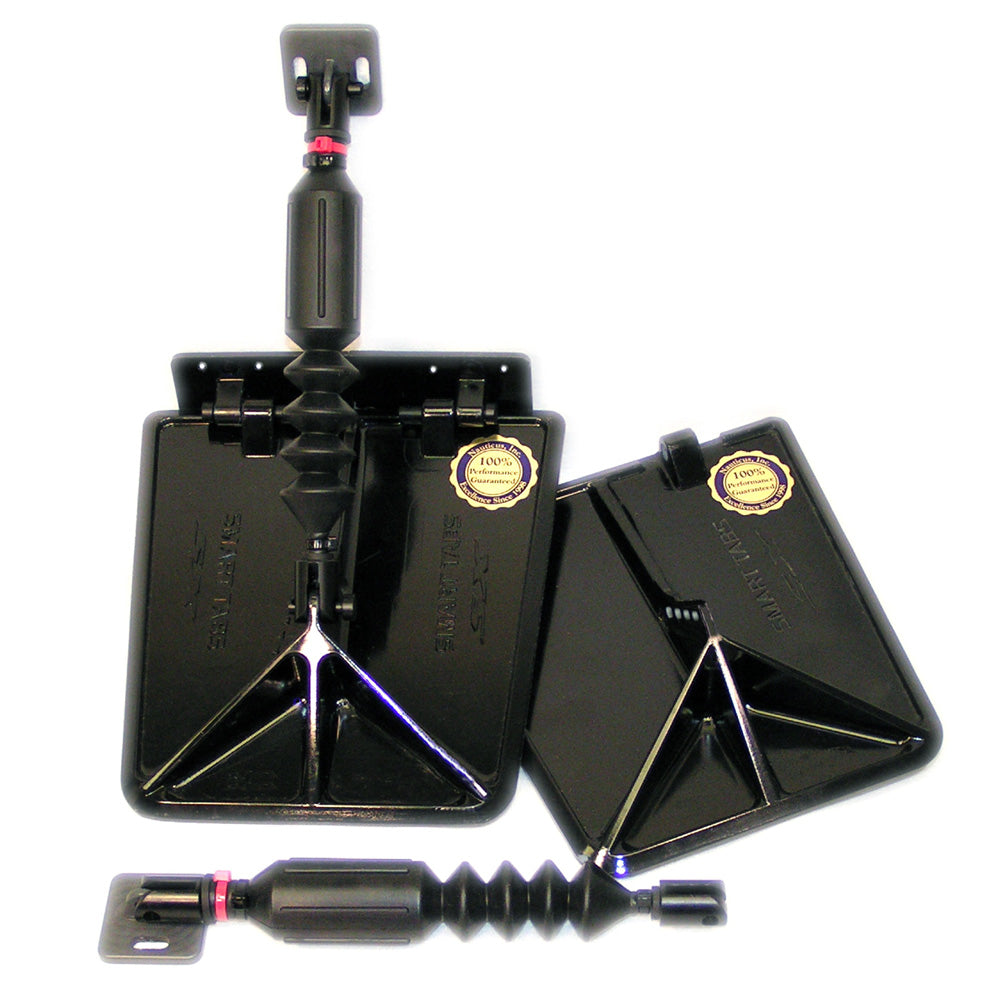 Nauticus SX9510-80 Smart Tab SX Composite Trim Tabs 9.5" x 10" - f/18-20'; Boat w/150 - 240HP - Black