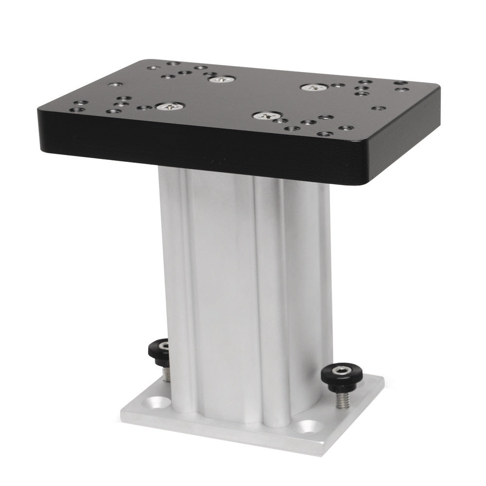 Cannon Aluminum Fixed Base Downrigger Pedestal, 6-Inch