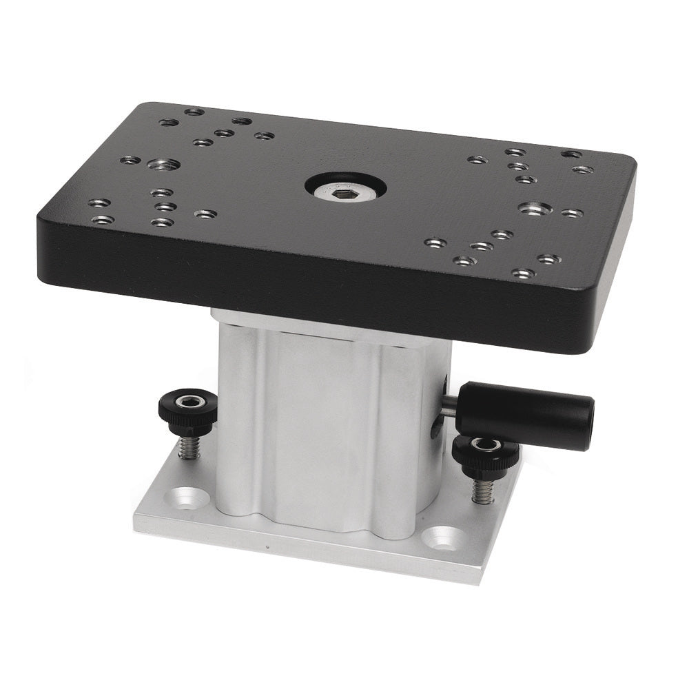 Cannon Aluminum Swivel Base Downrigger Pedestal, 4-Inch – 360° Rotation