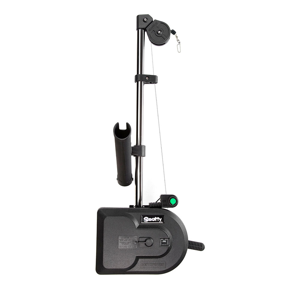 Scotty 1101 Depthpower Electric Downrigger, 30" Boom, Rod Holder, Swivel Base