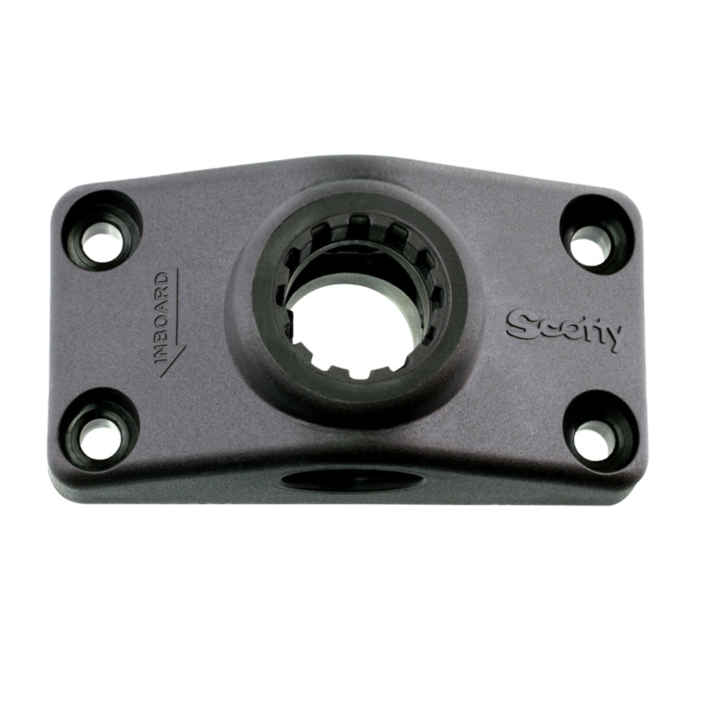 Scotty 241 Combination Side/Deck Mount, Black – Fiber-Reinforced Nylon