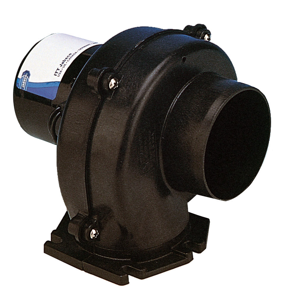 Jabsco 3" Flangemount Marine Blower, 105 CFM, 12V – USCG & ISO Certified