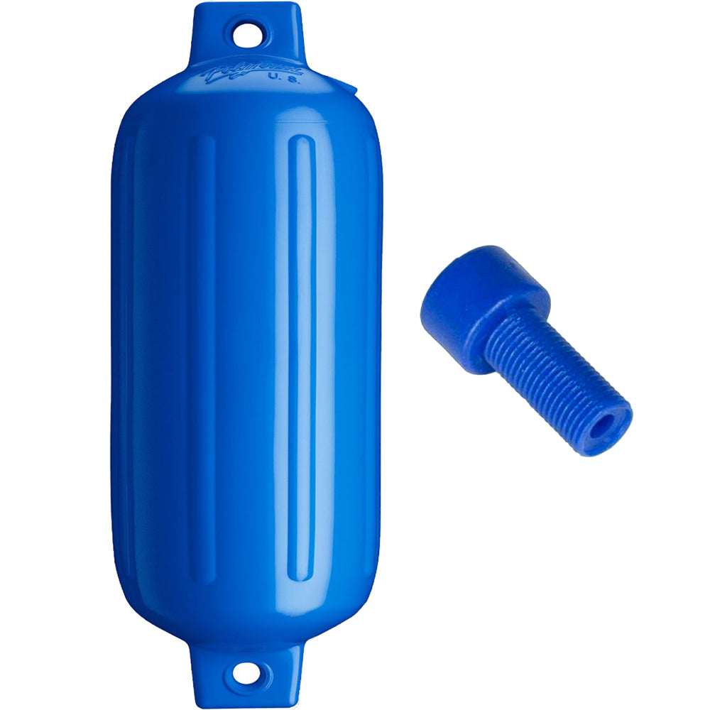 Polyform U.S. G-5 Twin Eye Fender, 8.8" x 26.8" Blue – Made in USA