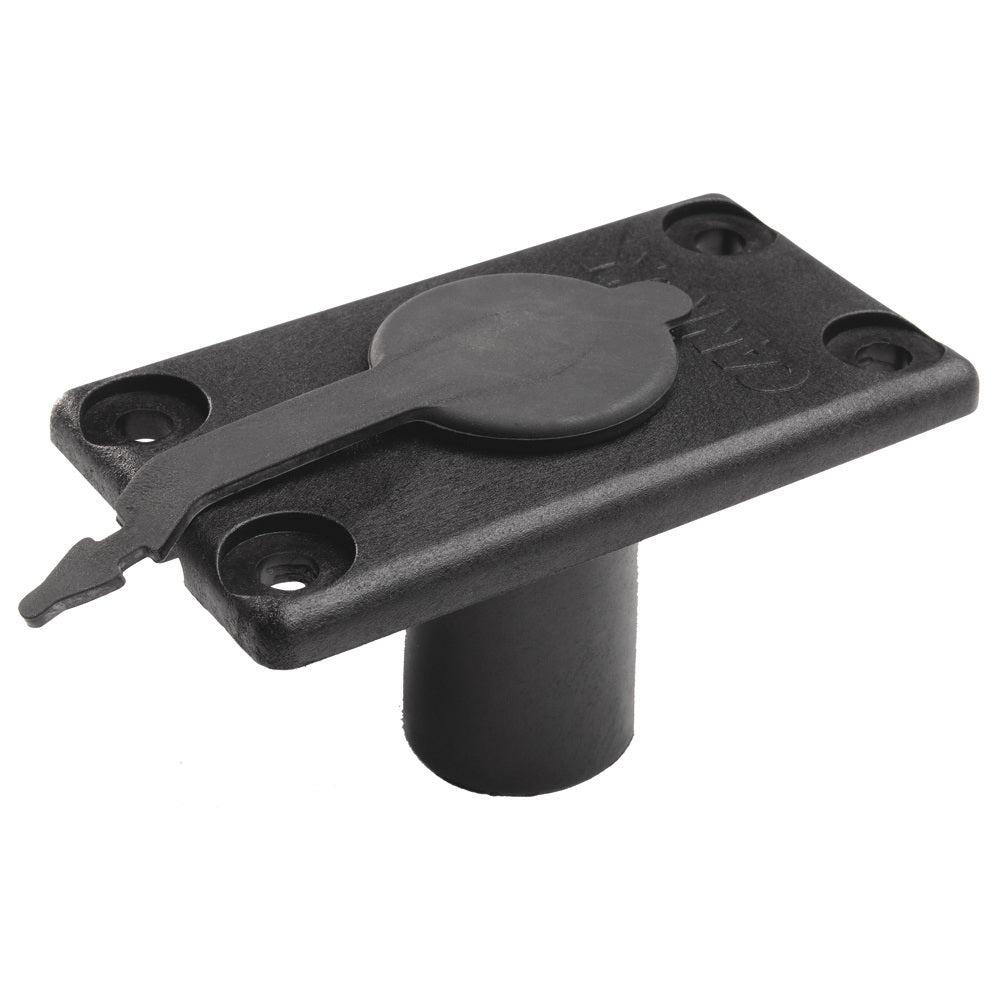 Cannon Flush Mount Rod Holder with Watertight Cap – 360° Pivot