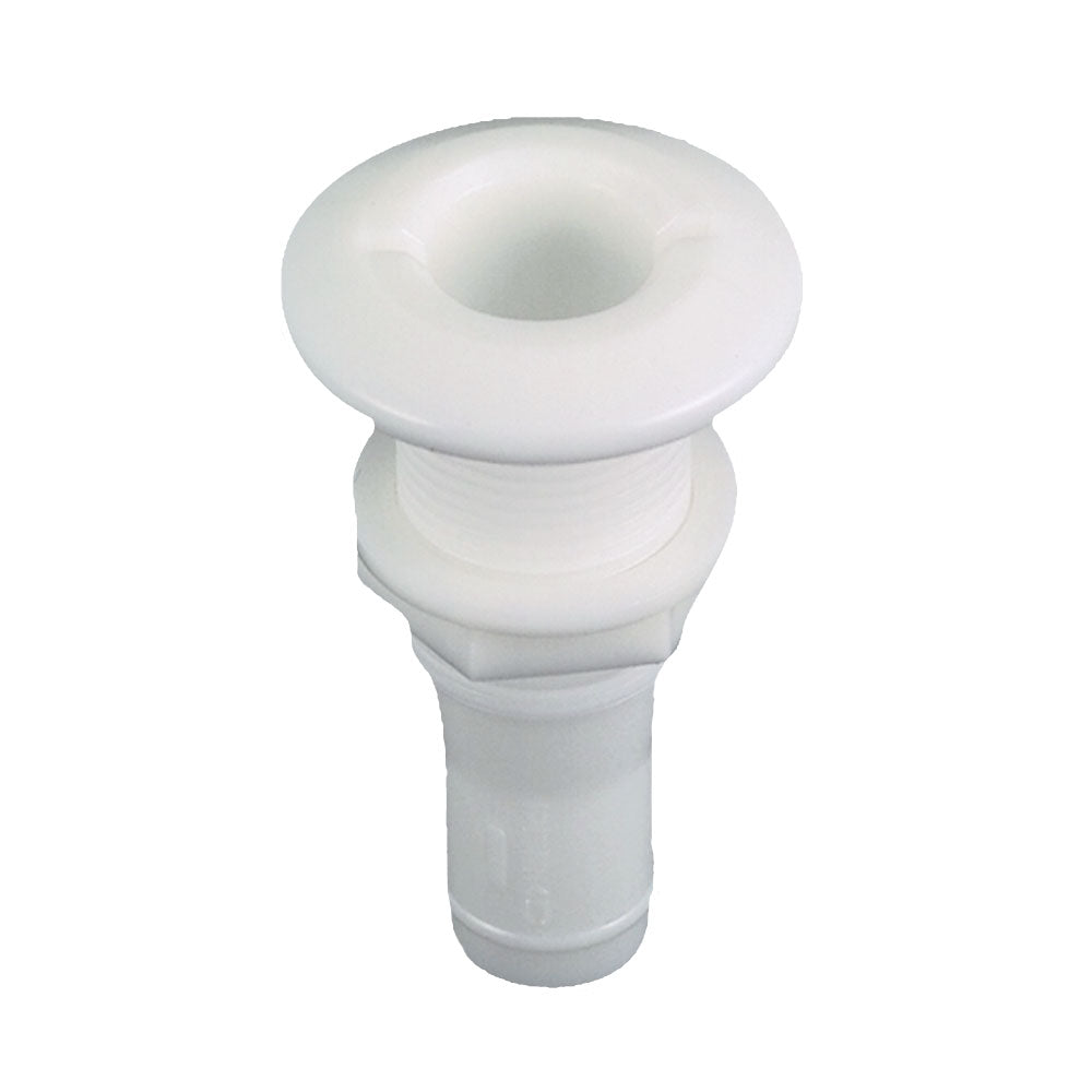 Perko 1" Thru-Hull Fitting, Molded Polymer, White