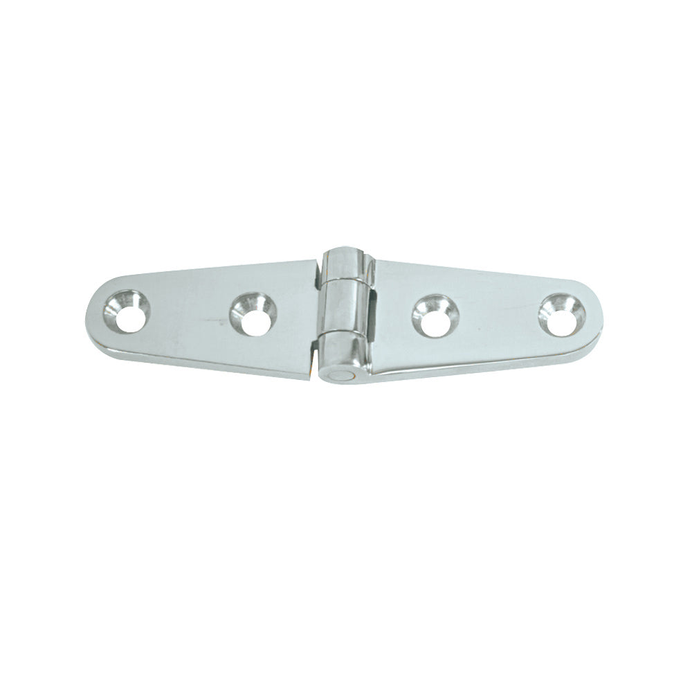 Whitecap 6025 Strap Hinge, 316 Stainless Steel – 4" x 1" Marine-Grade