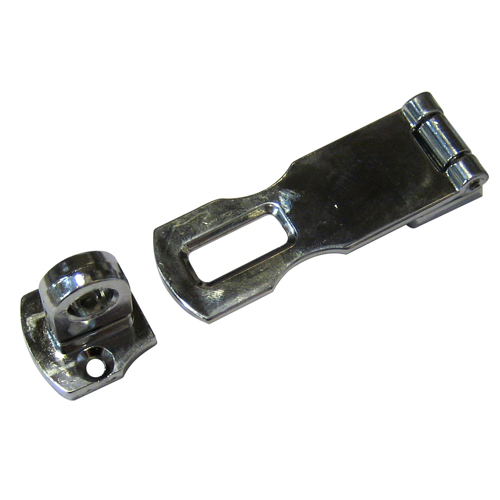 Perko Swivel Eye Hasp, 3" Chrome Plated Zinc