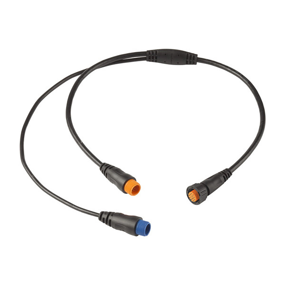 Garmin Y-Cable Transducer Adapter, 12-Pin & 8-Pin to 12-Pin Sounder