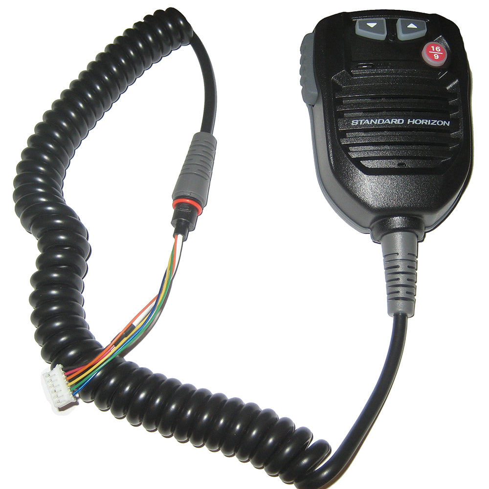 Standard Horizon Replacement VHF Mic, Black – GX Series Compatible