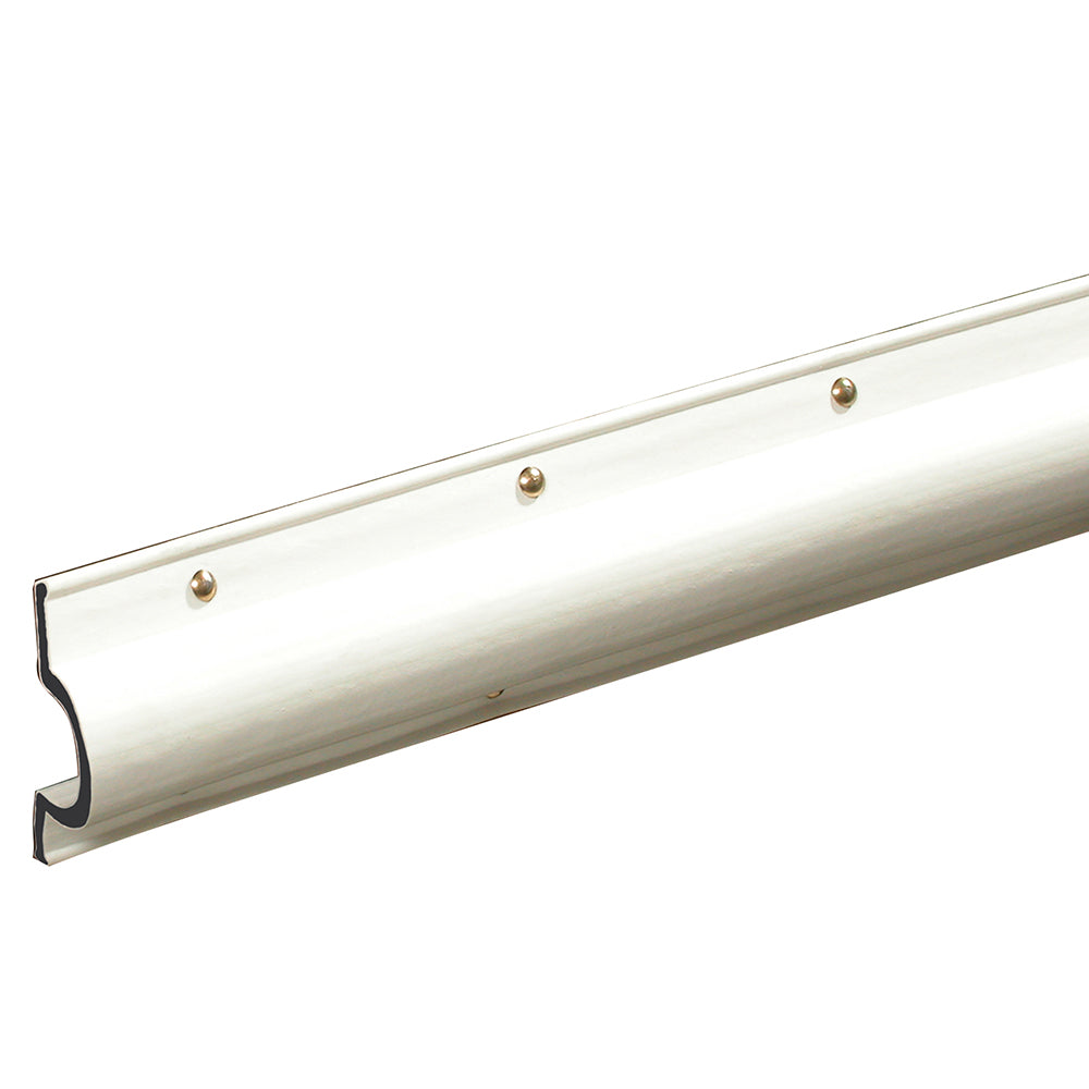 Taylor Made DockPro C-Shape Vinyl Dock Edging, 25' Coil, White