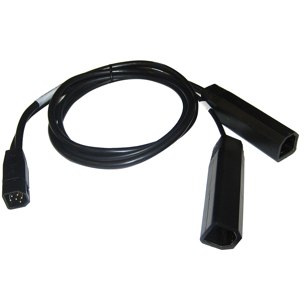 Humminbird 9-Pin Side Imaging Dual-Beam Splitter Cable, 30-Inch