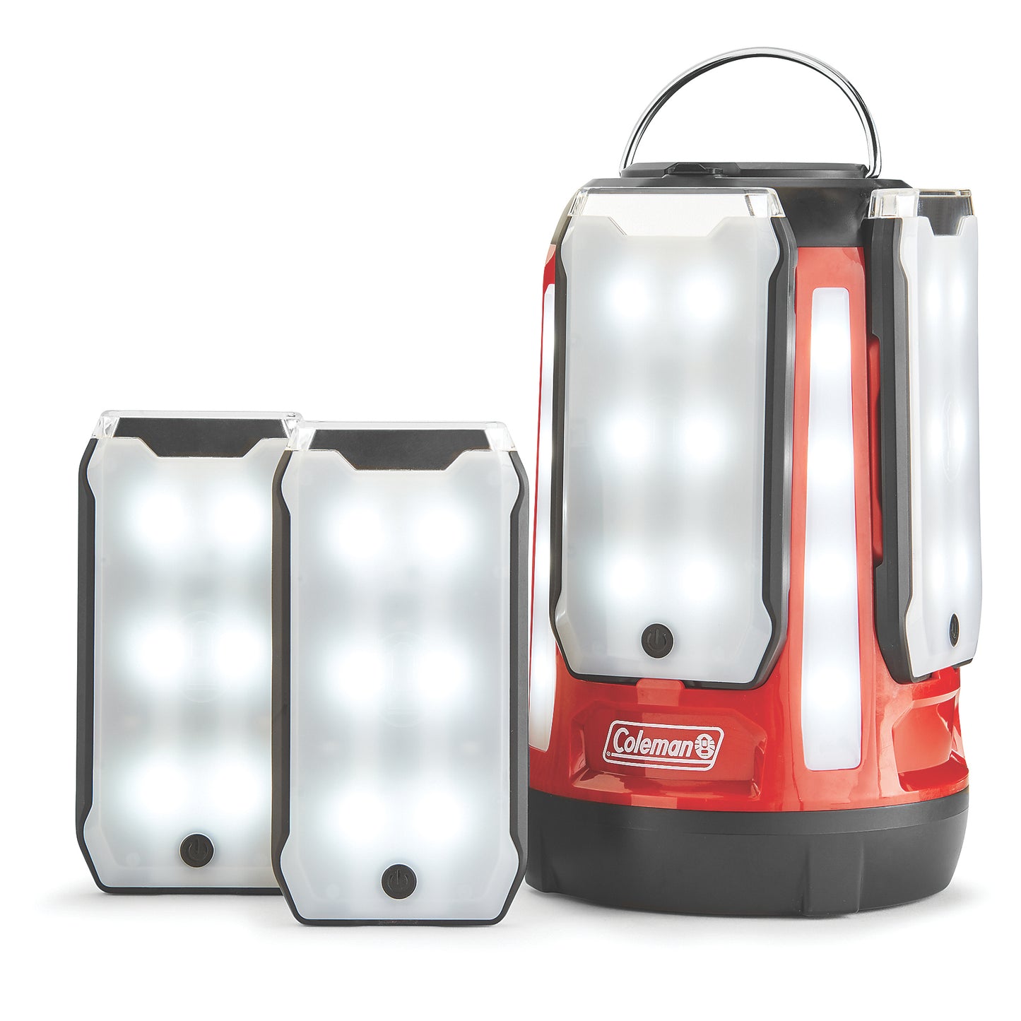 Coleman Quad Pro 800L LED Panel Lantern, 4 Panel Rechargeable